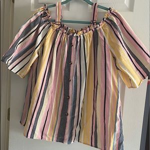 COPY - Open Shoulder Summer/Fall Top Blouse